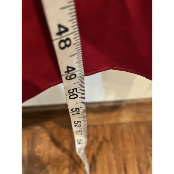 David’s Bridal JB1675 Apple Red Satin Jr Bridesmaid Ball Gown Dress Size 14 NWT - Picture 8 of 8